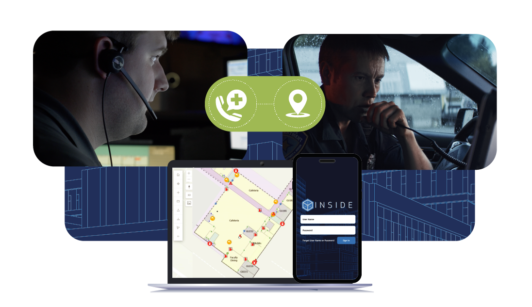 INSIDE integrates with call handling equipment and computer-aided dispatch systems