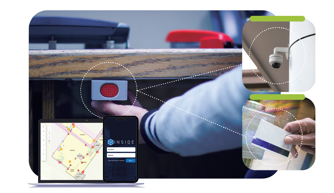 INSIDE integrates with school security systems for better solution management and faster incident response